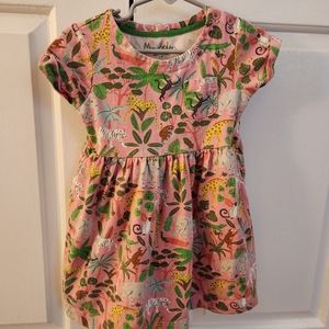 Mini Boden jungle print dress